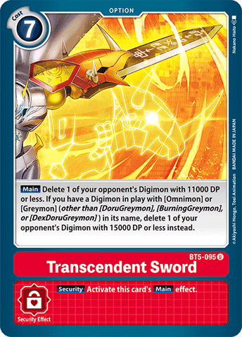 Transcendent Sword / Uncommon / BT5