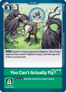 You Can't Actually Fly? / Uncommon / BT5