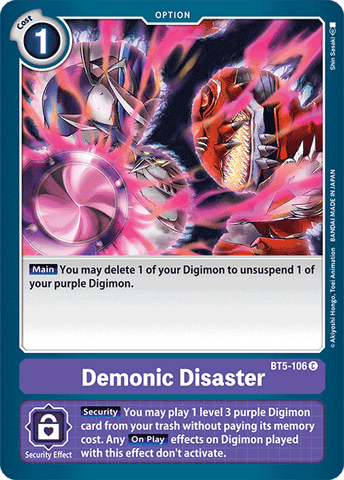 Demonic Disaster / Common / BT5