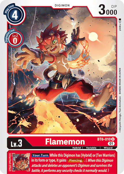 Flamemon / Uncommon / BT6