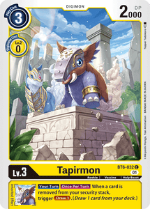Tapirmon / Common / BT6