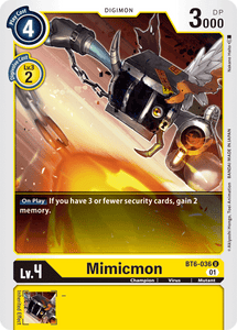 Mimicmon / Uncommon / BT6