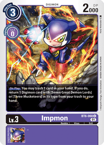 Impmon / Uncommon / BT6