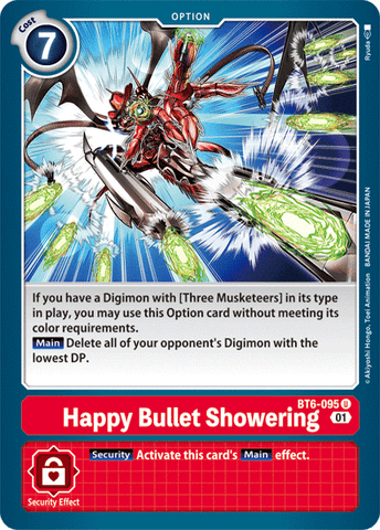 Happy Bullet Showering / Uncommon / BT6