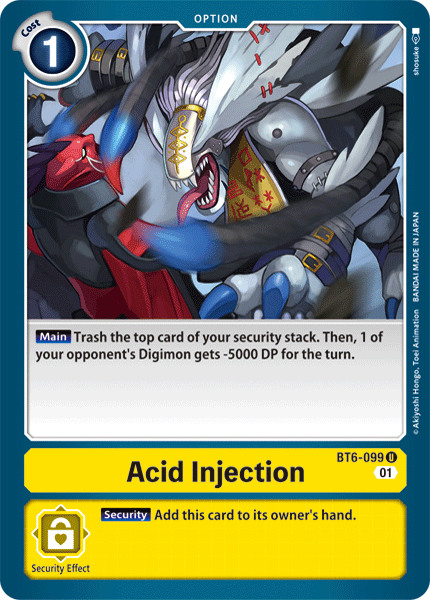 Acid Injection / Uncommon / BT6