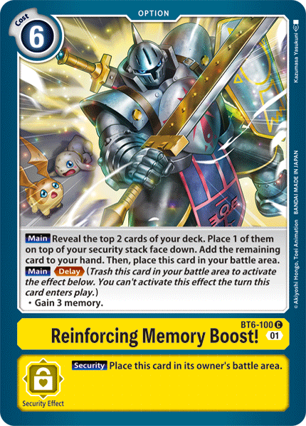 Reinforcing Memory Boost! / Common / BT6