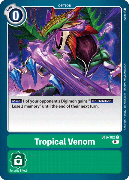 Tropical Venom / Common / BT6