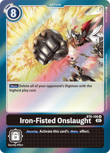 Iron-Fisted Onslaught / Rare / BT6