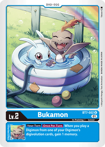 Bukamon (Blue) / Uncommon / BT7