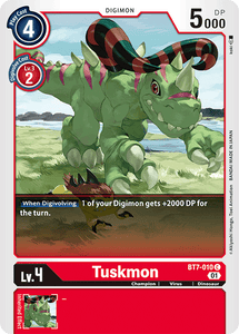 Tuskmon (Red) / Common / BT7
