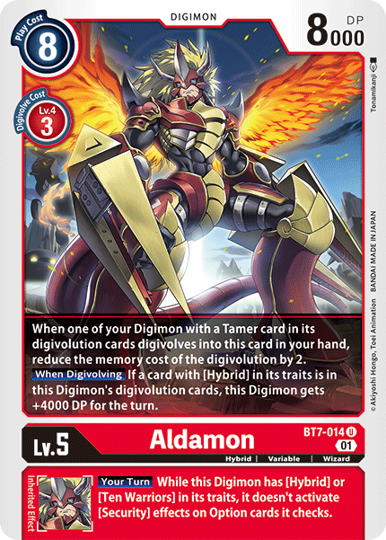 Aldamon (Red) / Uncommon / BT7