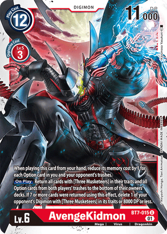 AvengeKidmon (Red) / Uncommon / BT7