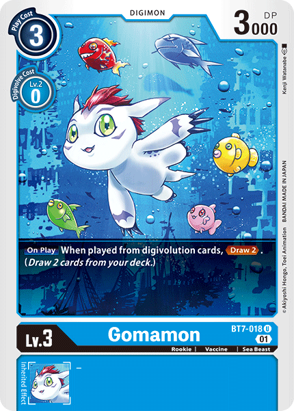 Gomamon (Blue) / Uncommon / BT7