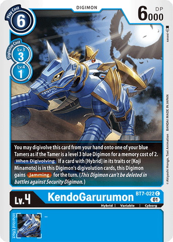 KendoGarurumon (Blue) / Common / BT7