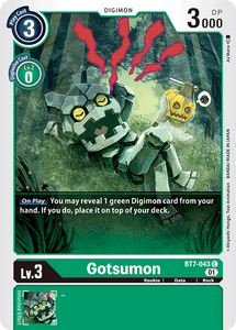 Gotsumon (Green) / Common / BT7