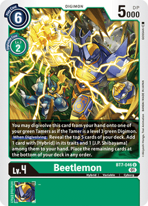 Beetlemon (Green) / Uncommon / BT7