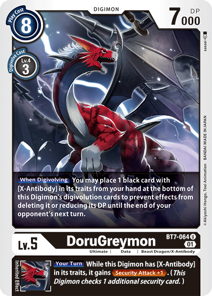 DoruGreymon (Black) / Uncommon / BT7
