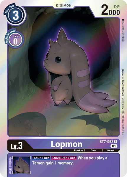 Lopmon (Purple) / Rare / BT7