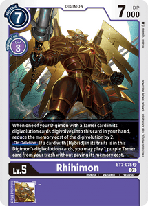 Rhihimon (Purple) / Uncommon / BT7