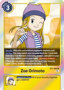 Zoe Orimoto (Yellow) / Rare / BT7