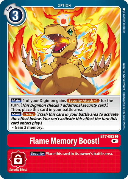 Flame Memory Boost! (Red) / Common / BT7