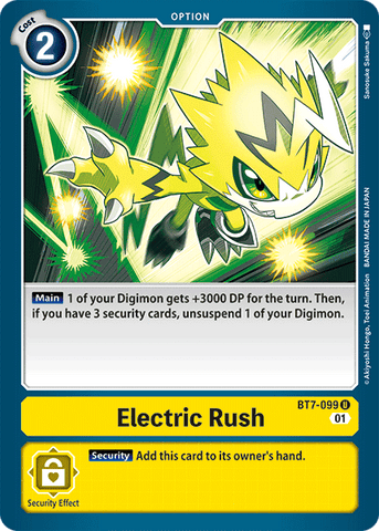 Electric Rush (Yellow) / Uncommon / BT7