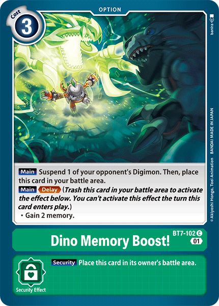 Dino Memory Boost! (Green) / Common / BT7