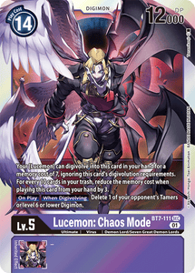 Lucemon: Chaos Mode (Purple) / Secret Rare / BT7