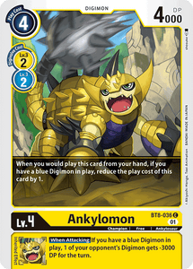 Ankylomon (Yellow) / Common / BT8
