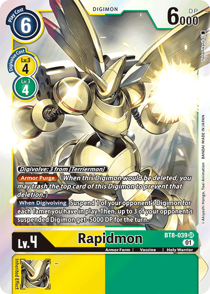 Rapidmon (Multicolor) / Super Rare / BT8