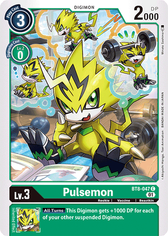 Pulsemon (Green) / Common / BT8