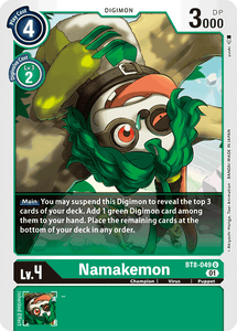 Namakemon (Green) / Uncommon / BT8