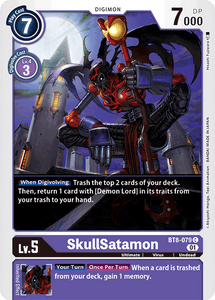 SkullSatamon (Purple) / Common / BT8
