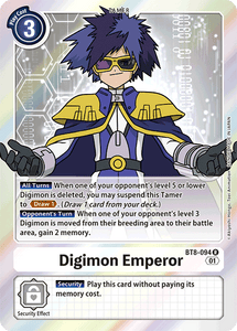 Digimon Emperor (White) / Rare / BT8