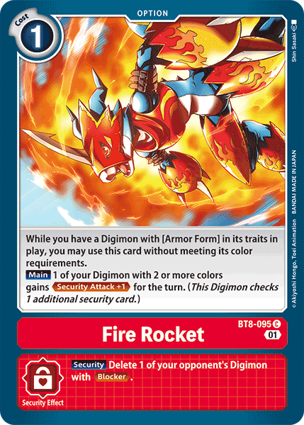 Fire Rocket (Red) / Common / BT8