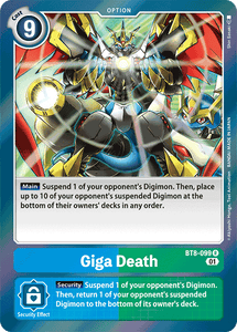 Giga Death (Multicolor) / Rare / BT8