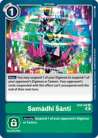 Samādhi Śānti (Green) / Uncommon / BT8