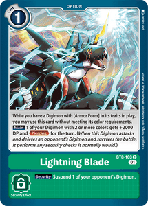 Lightning Blade (Green) / Common / BT8