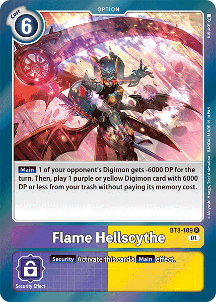 Flame Hellscythe (Multicolor) / Rare / BT8