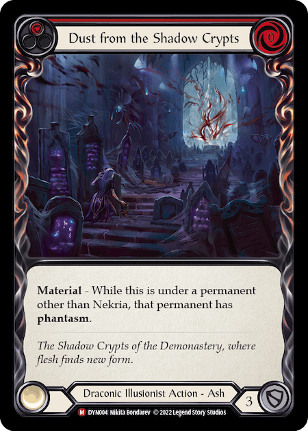 DUST FROM THE SHADOW CRYPTS (Red) / Majestic / DYN