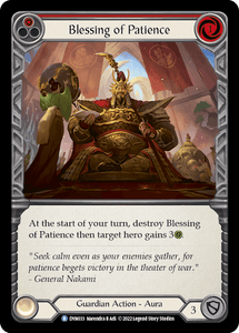 BLESSING OF PATIENCE (RED) / Rare / DYN