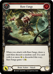 BARE FANGS (Red) / Common / EVR / 1st Edition (FOIL)