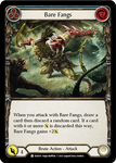 BARE FANGS (Blue) / Common / EVR / 1st Edition (FOIL)