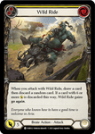WILD RIDE (Yellow) / Common / EVR / 1st Edition (FOIL)