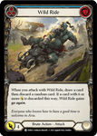 WILD RIDE (Blue) / Common / EVR / 1st Edition (FOIL)