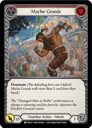 MACHO GRANDE (Red) / Common / EVR / 1st Edition
