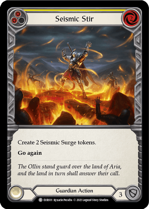 SEISMIC STIR (Yellow) / Common / EVR / 1st Edition
