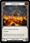 SEISMIC STIR (Blue) / Common / EVR / 1st Edition