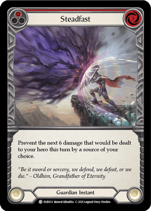 STEADFAST (Red) / Common / EVR / 1st Edition (FOIL)