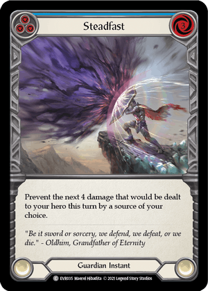 STEADFAST (Blue) / Common / EVR / 1st Edition